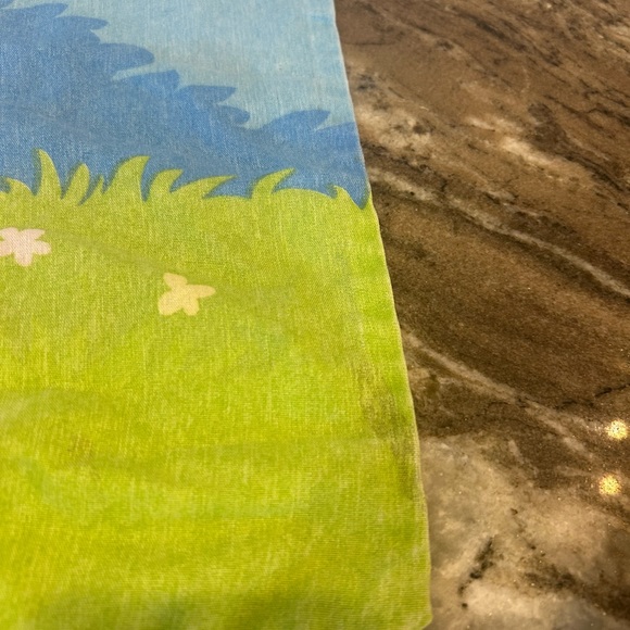 Vintage Disney Winnie the Pooh standard Pillowcase has wear stains made in USA - Picture 5 of 6